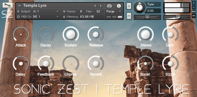 temple lyre gui - Temple Lyre